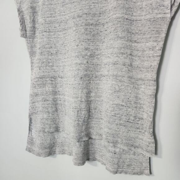 Patagonia Women's Lightweight Linen Tee Top in Heather Gray, XS - Picture 4 of 10